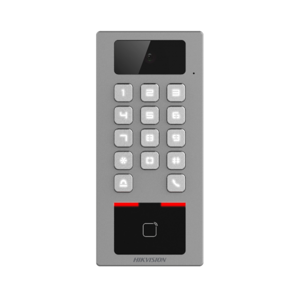 Terminal control acces si interfon cu tastatura si cititor card, rezolutie 2MP, Wi-Fi, RS485, Alarma - 1