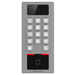 Terminal control acces si interfon cu tastatura si cititor card, rezolutie 2MP, Wi-Fi, RS485, Alarma - 1