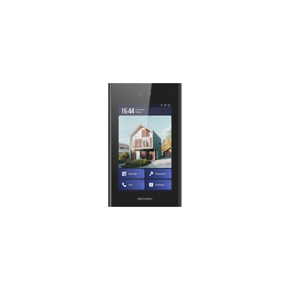 Videointerfon TCP/IP, 8' touch screen, recunoastere faciala - HIKVISION DS-KD9403-E6 - 1