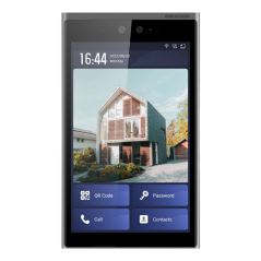 Videointerfon TCP/IP, 10.1' touch screen, recunoastere faciala, IK07 - HIKVISION DS-KD9633-E6 - 1