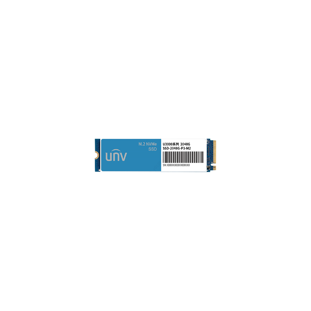 Unitate stocare SSD 2048GB, M.2, PCIe3 NVMe U3000 - UNV SSD-2048G-P3-M2 - 1