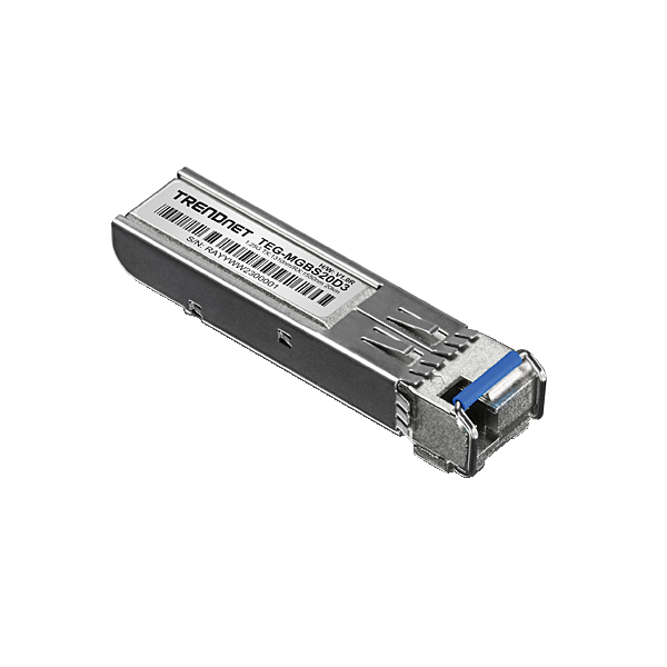 Modul SFP Dual Wavelength Single-Mode Simplex LC, 1.25G, TX:1310nm/RX:1550nm, 20Km - TRENDnet TEG-MG - 1