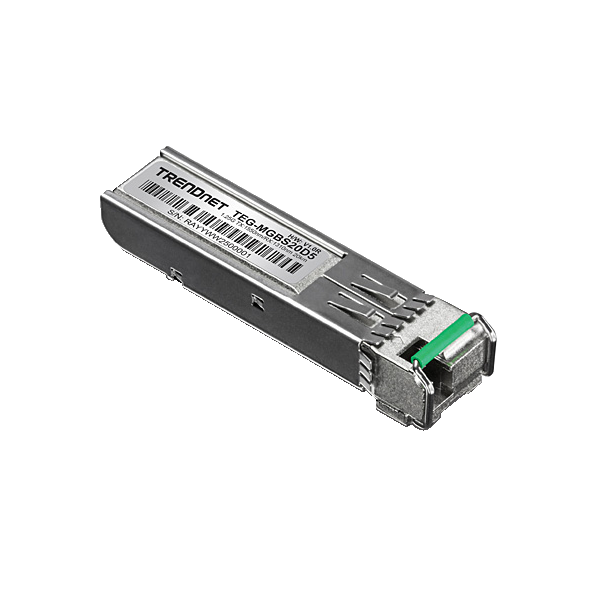 Modul SFP Dual Wavelength Single-Mode Simplex LC, 1.25G, RX:1310nm/TX:1550nm, 20Km - TRENDnet TEG-MG - 1