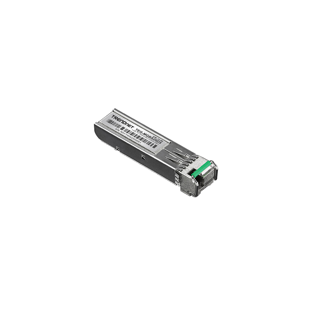 Modul SFP Dual Wavelength Single-Mode Simplex LC, 1.25G, RX:1310nm/TX:1550nm, 20Km - TRENDnet TEG-MG - 1