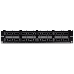 Patch Panel 48 porturi RJ45 UTP 19', Cat5/5e - TRENDnet TC-P48C5E - 1
