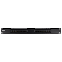 Patch Panel 16 porturi RJ45 UTP, Cat6 - TRENDnet TC-P16C6 - 1