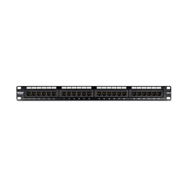 Patch Panel 24 porturi RJ45 UTP, Cat6 - TRENDnet TC-P24C6 - 1