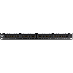 Patch Panel 24 porturi RJ45 UTP, Cat6 - TRENDnet TC-P24C6 - 1
