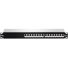 Patch Panel 16 porturi RJ45 UTP, Cat6a, Ecranat, 1U - TRENDnet TC-P16C6AS - 1