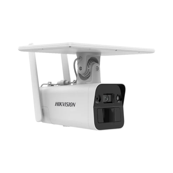 Camera 4MP, lentila 4mm, IR max. 30m, 4G, panou solar+acumulator, Audio, PIR, IP67 - HIKVISION DS-2X - 1
