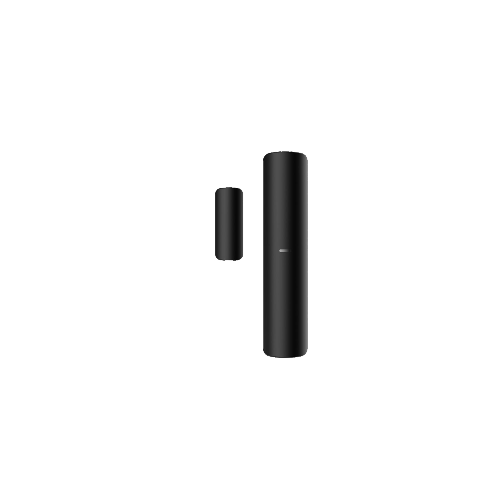 Contact magnetic Wireless AX PRO 868Mhz, design slim, Negru - HIKVISION DS-PDMC-EG2-WE-Black - 1