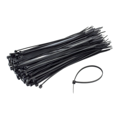Coliere de plastic 150x2.5 mm, NEGRU, 100 buc TCP-150-2.5-B - 1