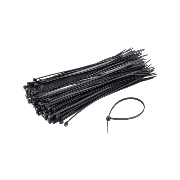 Coliere de plastic 360x3.6 mm, NEGRU, 100 buc TCP-360-3.6-B - 1