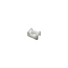 Suport plastic prindere coliere, ALB, 15x10x7 mm, 100 buc TAC-1-W - 1