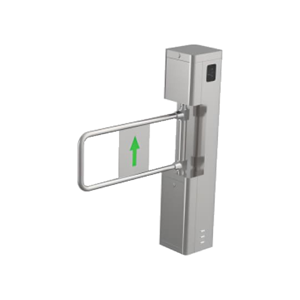 Poarta batanta partea dreapta, Card MiFare, Brat metalic, latime banda 900mm - HIKVISION DS-K3BC411X - 1