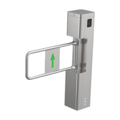 Poarta batanta partea dreapta, Card MiFare, Brat metalic, latime banda 900mm - HIKVISION DS-K3BC411X - 1