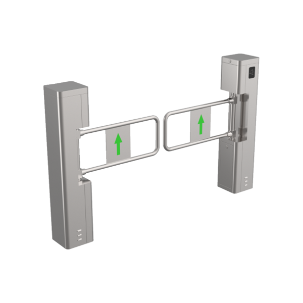 Kit poarti batante, Cititor Mifare, Brat otel, latime banda 1100mm - HIKVISION DS-K3BC411X-M-Dm110 - 1