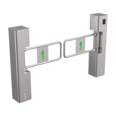 Kit poarti batante, Cititor Mifare, Brat otel, latime banda 1100mm - HIKVISION DS-K3BC411X-M-Dm110 - 1