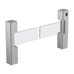 Kit poarti batante, Cititor MiFare, Brat acrilic, latime banda 1100mm - HIKVISION DS-K3BC411X-M-Dp11 - 1
