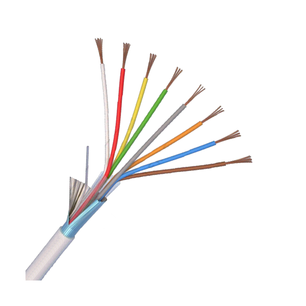 Cablu de alarma 8 fire ecranate, cupru integral, 100m - eRaya AL10822-100 - 1