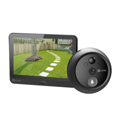 Vizor electronic smart EZVIZ, Wi-Fi, FullHD 1080P, monitor 4.3 inch, acumulator 4600mAh, senzor misc - 1