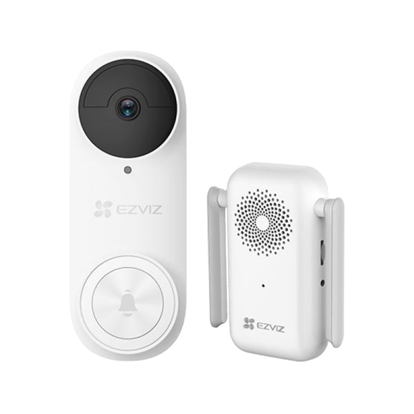 Kit sonerie video EZVIZ, conexiune Wi-Fi, rezolutie 3k,  acumulator 5200mAh, PIR detectie miscare, u - 1