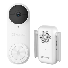 Kit sonerie video EZVIZ, conexiune Wi-Fi, rezolutie 3k,  acumulator 5200mAh, PIR detectie miscare, u - 1