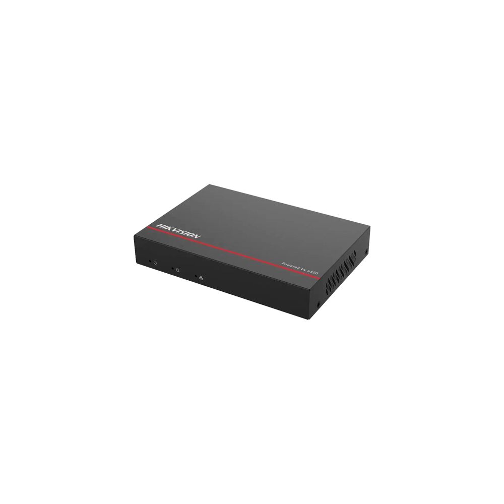 NVR 1080P, total 4 canale max. 4MP, 4 porturi PoE, SSD 1 TB - HIKVISION DS-E04NI-Q1-4P1T - 1