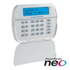 Tastatura LCD alfanumerica, cablata, 128 zone, cititor proximitate, SERIA NEO - DSC HS2LCDPEE3 - 1