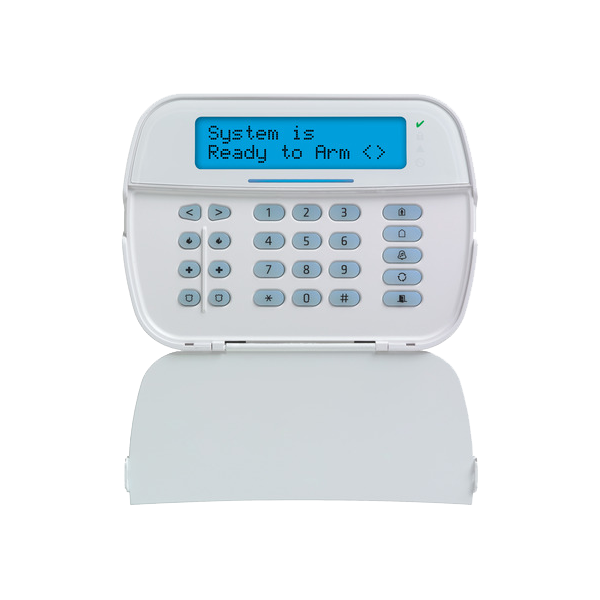 Tastatura LCD alfanumerica, cablata, 128 zone, cititor proximitate, SERIA PRO - DSC HS2LCDPROEE3 - 1
