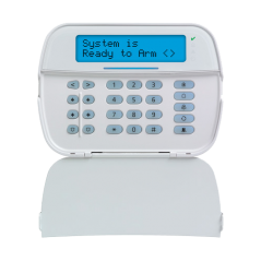 Tastatura LCD alfanumerica, cablata, 128 zone, cititor proximitate, SERIA PRO - DSC HS2LCDPROEE3 - 1