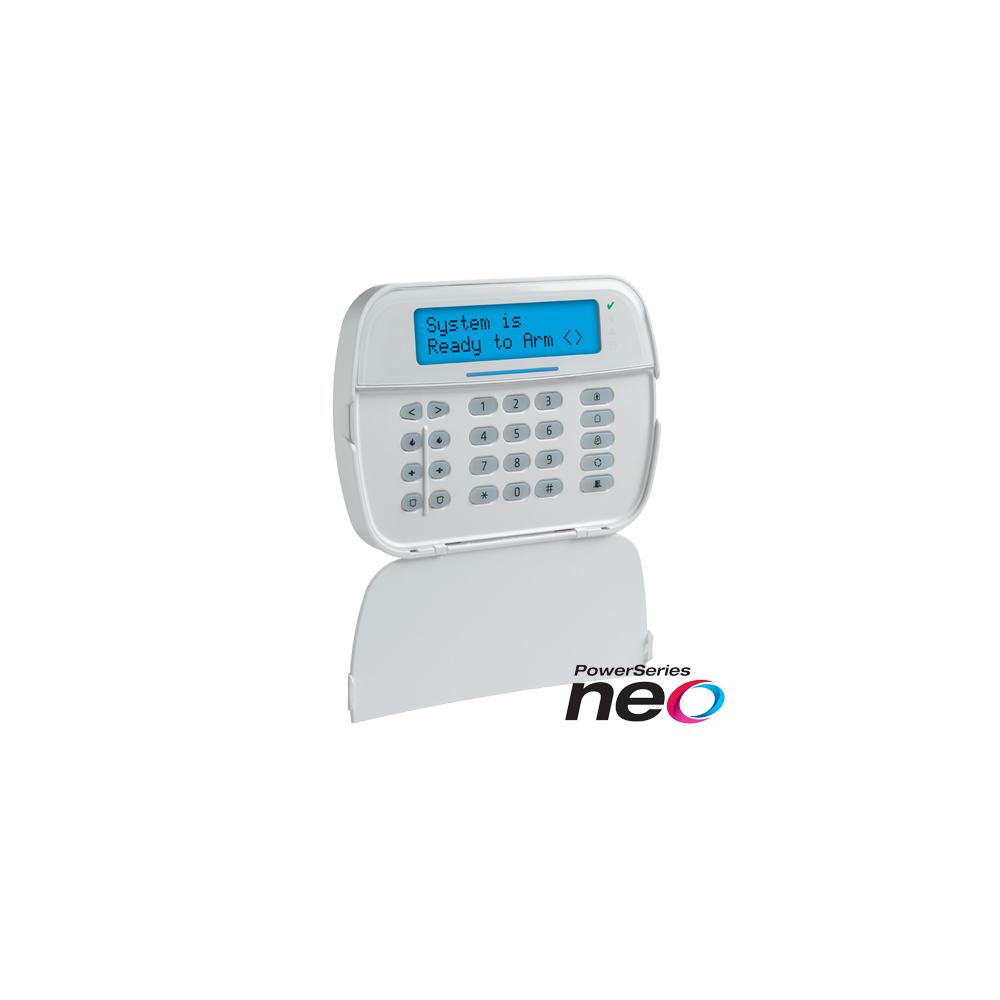 Tastatura LCD alfanumerica, cablata, 128 zone, modul Power G, SERIA NEO - DSC HS2LCDRF8EE3 - 1
