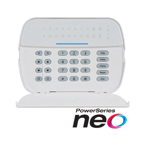 Tastatura LED, cablata, 16 zone, SERIA NEO - DSC HS2LEDE1 - 1