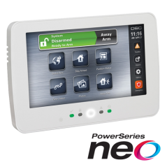 Tastatura touch screen color 7', 128 zone, SERIA NEO - DSC HS2TCHPEE1 - 1
