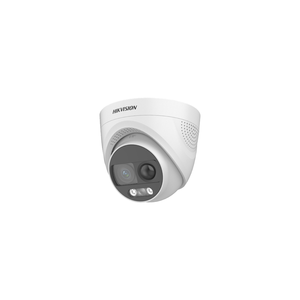 ColorVu - Camera Analog 3K cu PIR 11 m, lentila 2.8mm, WL 20 m, Alarma, IP67 - HIKVISION DS-2CE72KF3 - 1