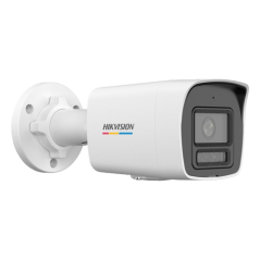 ColorVu, Dual Light - Camera IP, 2MP, lentila 2.8mm, IR 30m, WL 30m, Mic, PoE - HIKVISION DS-2CD1027 - 1