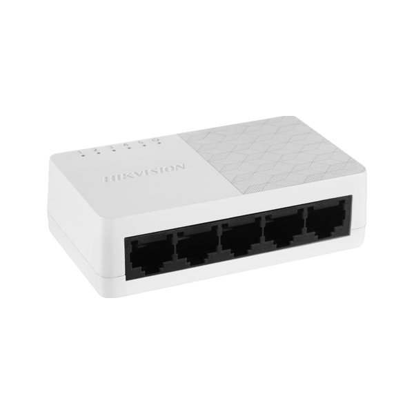 Switch 5 porturi 10/100/1000 Mbps RJ45 - HIKVISION DS-3E0505D-O - 1