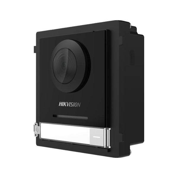 Modul Master conectare 2 fire, camera video 2MP fisheye si un buton apel, IR 3m - HIKVISION DS-KD800 - 1
