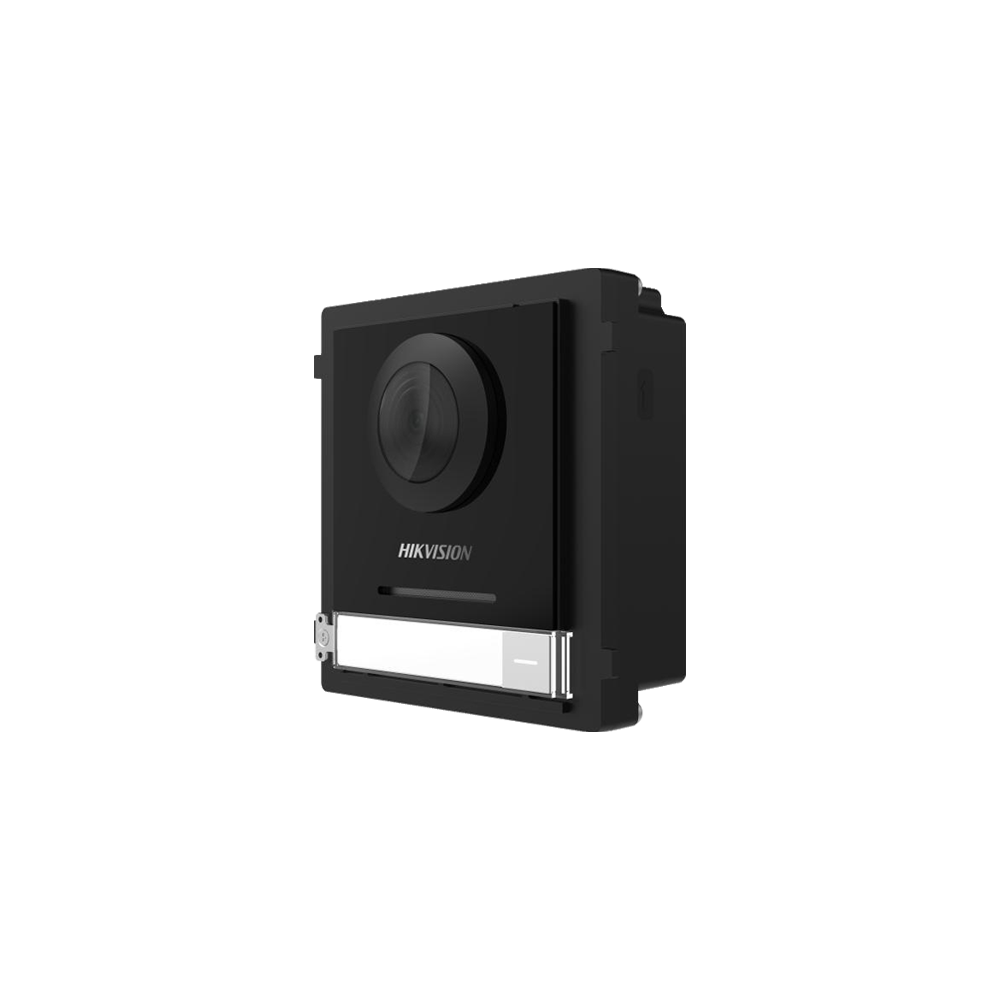 Modul Master conectare 2 fire, camera video 2MP fisheye si un buton apel, IR 3m - HIKVISION DS-KD800 - 1