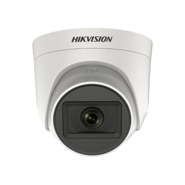 Camera Analog 5MP, lentila 2.8mm, IR 20m, AHD,TVI,CVI,CVBS, Mic - HIKVISION DS-2CE76H0T-ITPFS-2.8mm - 1