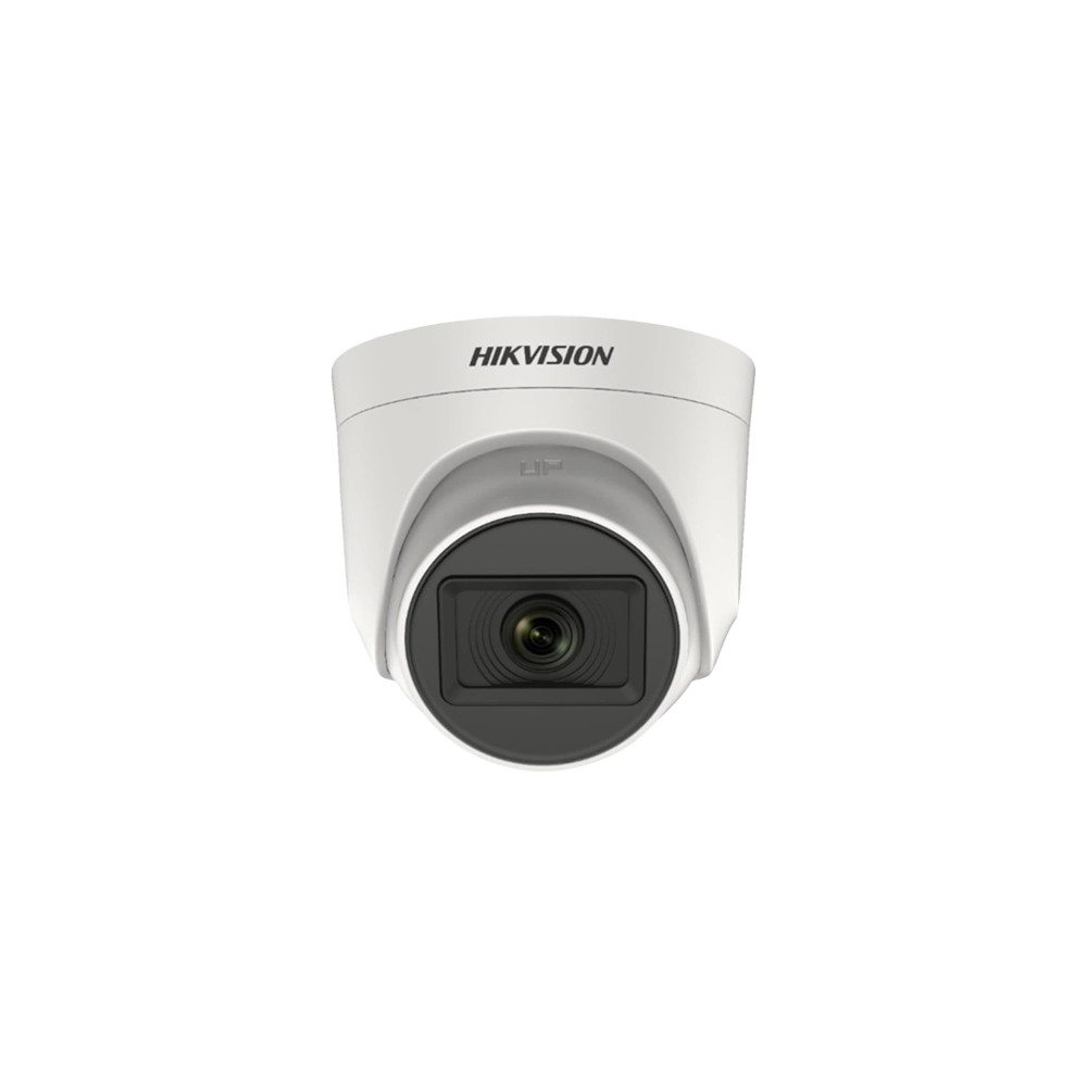 Camera Analog 5MP, lentila 2.8mm, IR 20m, AHD,TVI,CVI,CVBS, Mic - HIKVISION DS-2CE76H0T-ITPFS-2.8mm - 1