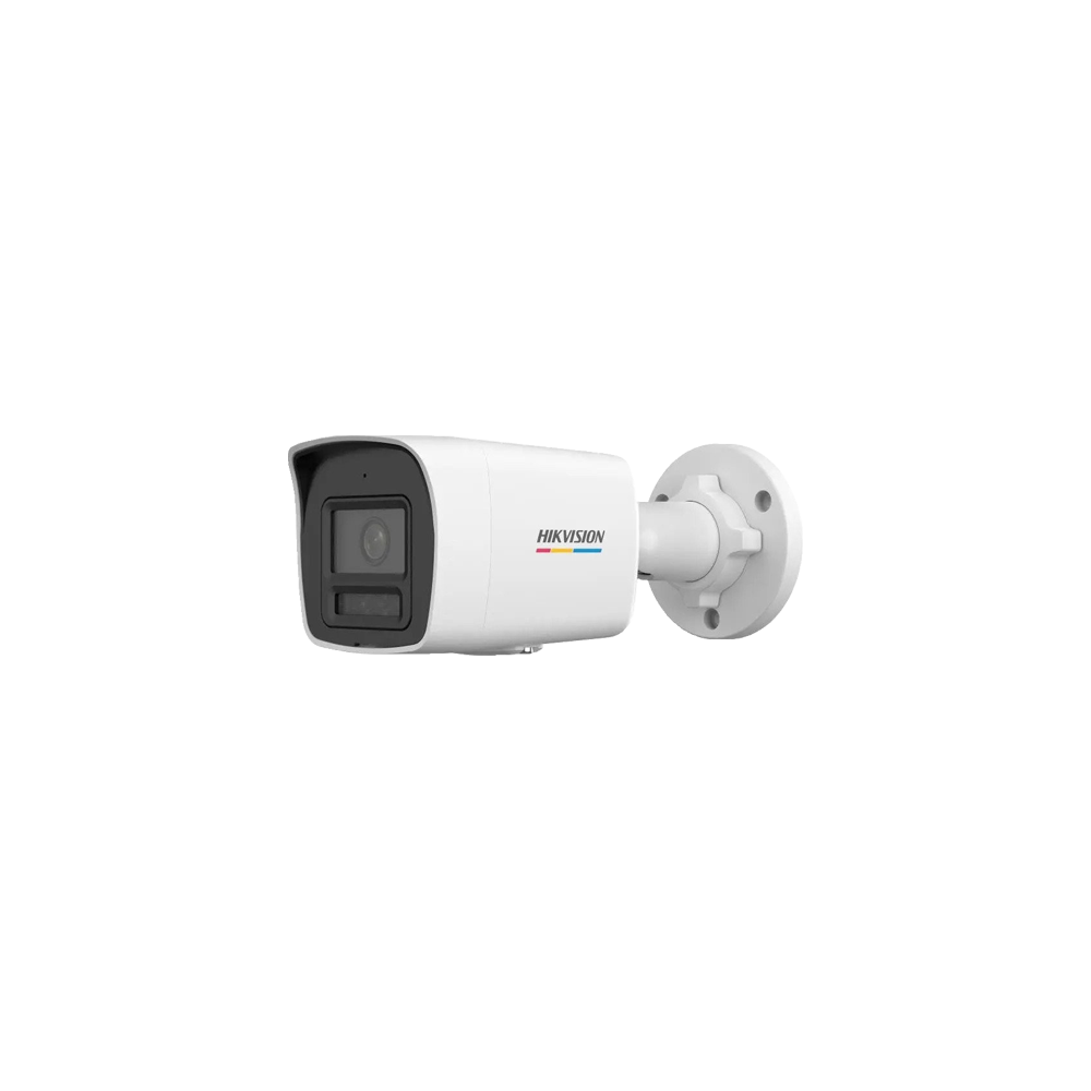 ColorVu, Dual Light - Camera IP, 4MP, lentila 2.8mm, IR 30m, WL 30m, Mic, PoE - HIKVISION DS-2CD1047 - 1