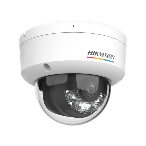ColorVu, Dual Light - Camera IP, 4MP, lentila 2.8mm, IR 30m, WL 30m, Mic, PoE - HIKVISION DS-2CD1147 - 1