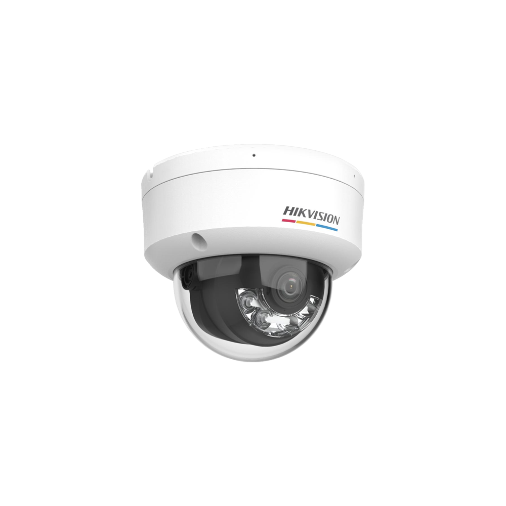 ColorVu, Dual Light - Camera IP, 4MP, lentila 2.8mm, IR 30m, WL 30m, Mic, PoE - HIKVISION DS-2CD1147 - 1