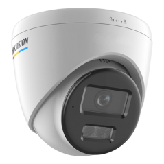 ColorVu, Dual Light - Camera IP, 2MP, lentila 2.8mm, IR 30m, WL 30m, Mic, PoE - HIKVISION DS-2CD1327 - 1
