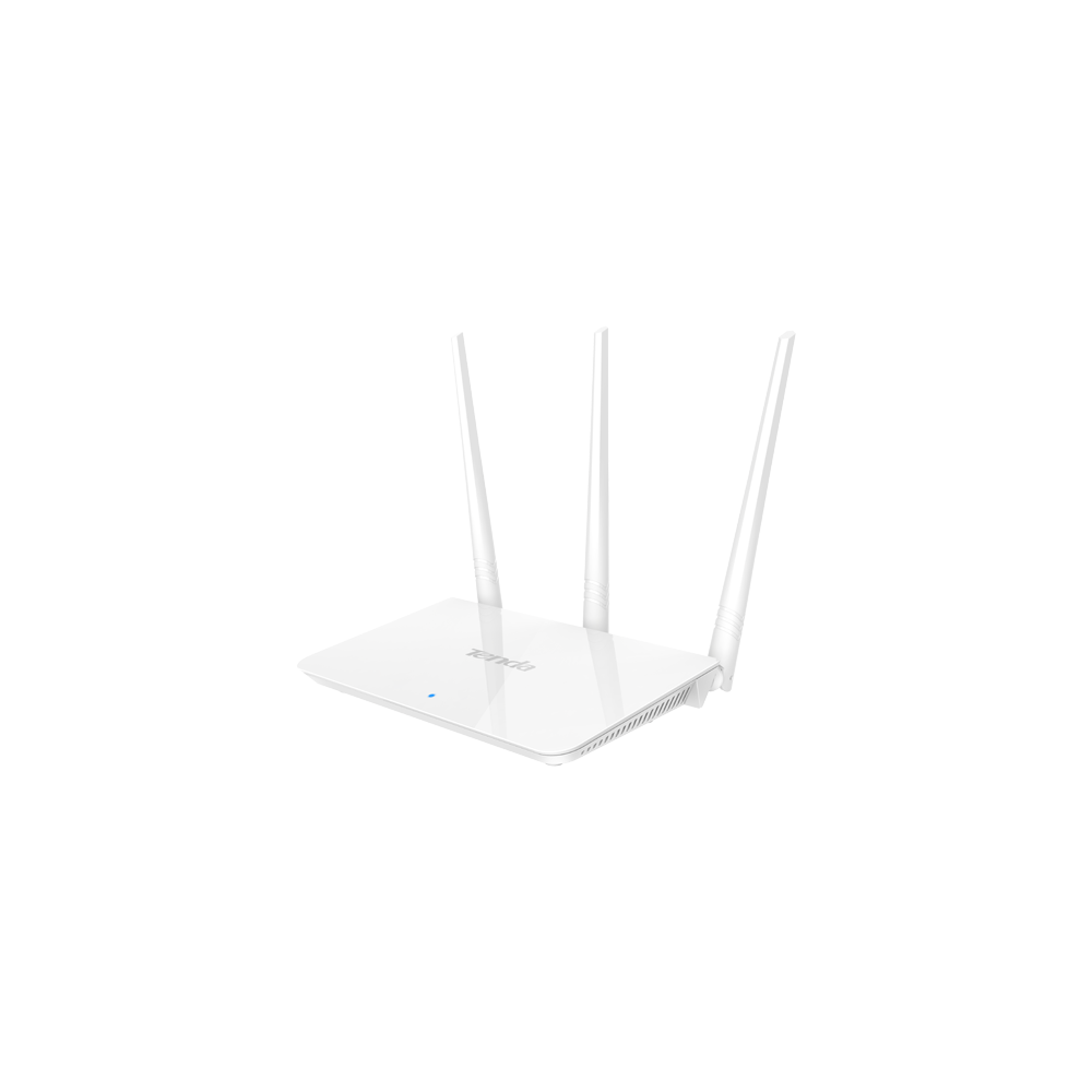 Router WiFi 4 (802.11n) 2.4Ghz, 3x5dBi, 300Mbps, 4x 10/100 Mbps - TENDA TND-F3-V30 - 1