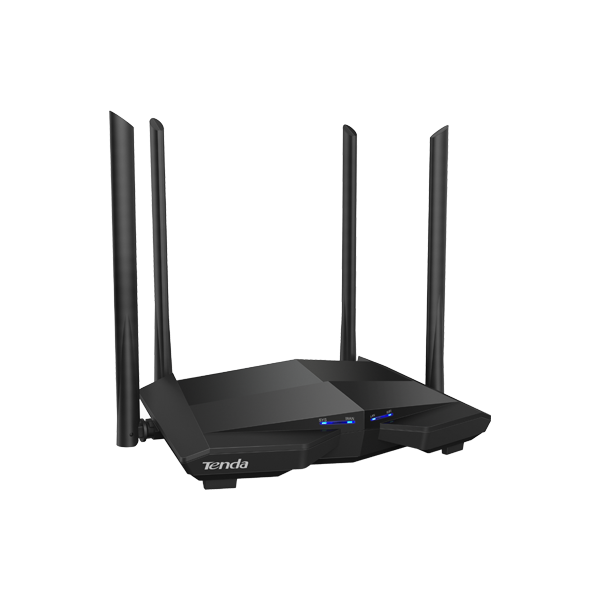 Router WiFi 5, DualBand 2.4/5GHz, 300+867Mbps, 4x6dBi, 4 porturi Gigabit - TENDA TND-AC10-V30 - 1