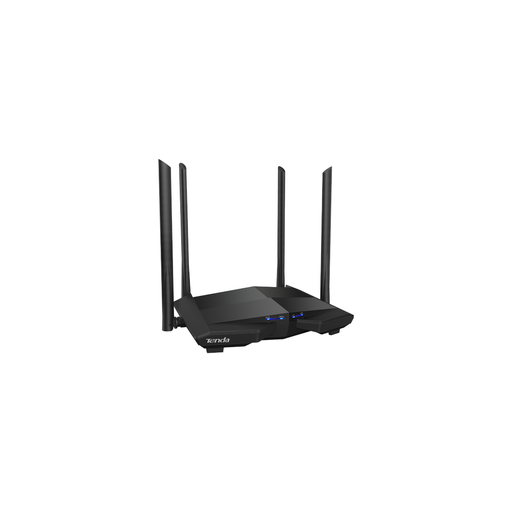 Router WiFi 5, DualBand 2.4/5GHz, 300+867Mbps, 4x6dBi, 4 porturi Gigabit - TENDA TND-AC10-V30 - 1