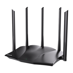 Router Wi-Fi 6, DaulBand2.4/5GHz, 574+2402 Mbps, 5x6dBi, 4 x Gigabit  - TENDA TND-TX12-PRO-V20 - 1