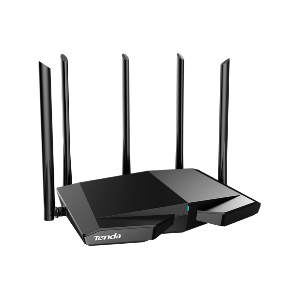 Router Wi-Fi 6e, AX5700 TriBand 2.4/5GHz/6GHz, 861+2402+2402 Mbps,  5x6dBi, 4 x Gigabit - TENDA TND- - 1